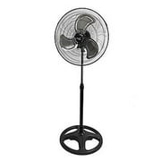 Vie Air VA-18PB 18 in. Industrial Heavy Duty Pedestal Oscillating Metal Stand Fan
