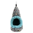 thumbnail image 2 of Egg-Shaped Bird Nest Hanging Bed, Warm Thick Cotton Winter Shelter for Budgerigars Parakeets Finches, Cozy Durable Birdhouse for Cage Aviary Outdoor Use Promotes Comfort and Security, 2 of 8