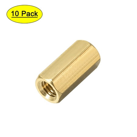 

Uxcell M5x15mm Female to Female Hex Brass Spacer 10 Count