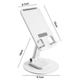 thumbnail image 6 of Dujiujun Mobile Phone Holder Foldable 360 Degree Rotation Anti-slip Base Metal Cell Phone Desk Steady Stand Holder Mobile Phone Accessories, 6 of 8
