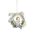 thumbnail image 3 of Marryso Christmas Wreath for Front Door Small Wreath Christmas Ornaments Christmas Party Atmosphre Decoration Props To Give Small Gifts Christmas Wreath, 3 of 8