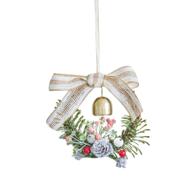 Small Wreath Christmas Ornaments Christmas Party Atmosphre Decoration Props To Give Small Gifts Christmas Wreath