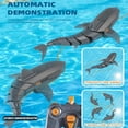 thumbnail image 3 of Juguete de simulación de tiburón eléctrico RC para niños, barco submarino de natación de agua, Control remoto, juguetes de peces para niños, regalo de cumpleaños, 3 of 4