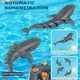 thumbnail image 3 of Juguete de simulación de tiburón eléctrico RC para niños, barco submarino de natación de agua, Control remoto, juguetes de peces para niños, regalo de cumpleaños, 3 of 4