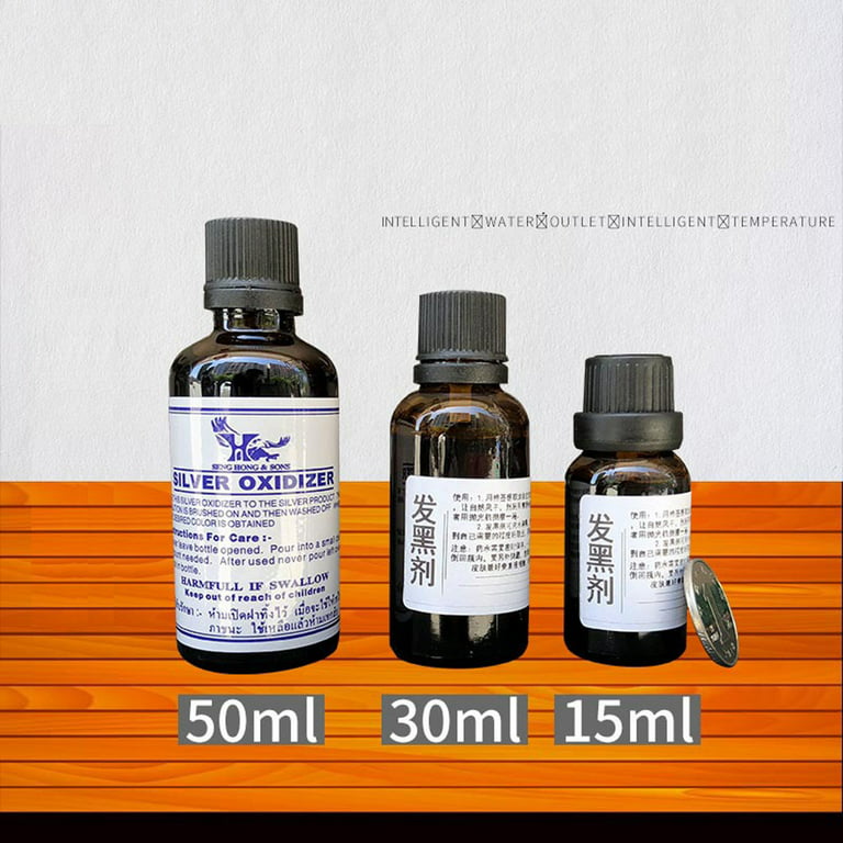 Permanently Plate Silver On Worn Silver Brass Silver Plating Solution 15ml  DIY Pendant Silver Oxidizer Solution 
