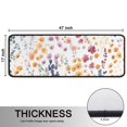 thumbnail image 5 of Kitchen Rugs Sets Of 2,Pioneer Flower Floral Print Pattern Anti Fatigue Kitchen Mat Rugs Non Slip Washable,Decorative Kitchen Floor Mats for Kitchen,Sink,Laundry,17"x47"+17"x47", 5 of 5