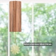 thumbnail image 4 of Carillón de viento Campanas de chakra Campanas de viento de bambú natural Acorde de meditación Campanilla de viento para jardín al aire libre Patio Decoración del hogar Meditación Zen Relajación Tomshoo carillón de viento, 4 of 6