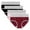 Wine, variant on AherBiu 4pc Plus Size Panties for Women High Waisted Seamless Underwear Breathable Stretch Comfort Briefs