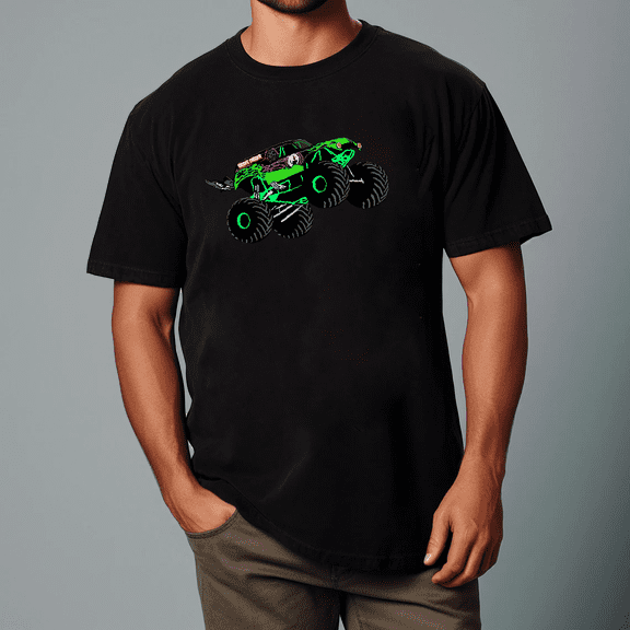 Monster Truck Grave Digger Funny Automotive Big Wheels Art Unisex T-Shirt V11812 up to size 5XL