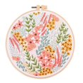 thumbnail image 1 of Kit de bordado para principiantes y entusiastas del bordado: incluye paisaje floral con agujas de hilo, 1 of 4