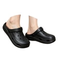 thumbnail image 2 of Summer Breathable Unisex Clogs with Arch Support, Lightweight Garden Beach Shoes for Women and Men(Black,7.5), 2 of 7