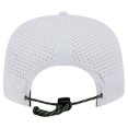 thumbnail image 4 of Men's New Era White Athletics Perforated Golfer Snapback Hat, 4 of 5