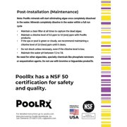 PoolRX+ spa purple & white 400-1,000 gallons