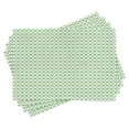thumbnail image 1 of Ambesonne Green Place Mats Set of 4, Pop Art Retro Style Dots, Standard Size, Fern Green and White, 1 of 6