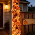 thumbnail image 6 of YingYouFu Halloween Lighted Maple Leaf Vines, Glowing Artificial Fall Vines for Holiday Field Decor, Decorative Light Up Vines for Home Wall Party Indoor Outdoor Decoration, 6 of 9