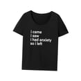thumbnail image 3 of Camiseta para mujer de manga corta, ajuste regular, cuello redondo, camisetas de verano para L, 3 of 8