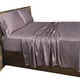 thumbnail image 1 of Juego de Sábanas de Satín Matrimonial Elefantito Color Morado Suaves y Elegantes, 1 of 7