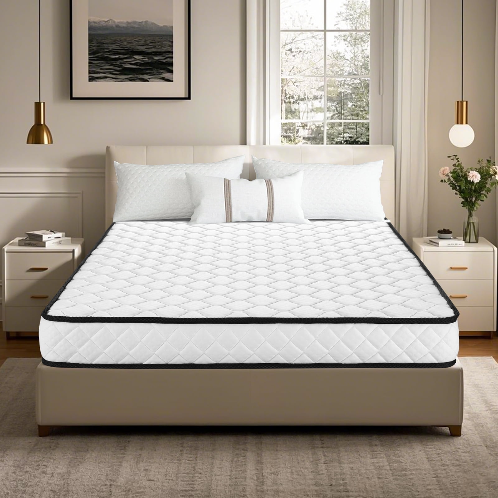 VFD 6" Gel Memory Foam Mattress, Medium Feel, Queen