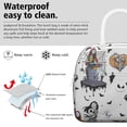 thumbnail image 3 of Lunch Bag Lunch Box for Women Reusable Insulated Lunch Cooler Bags,Large Capacity for Work Travel Picnic,Water-Resistant Halloween Lunch Tote Bag Gifts for Woman Mom White, 3 of 6