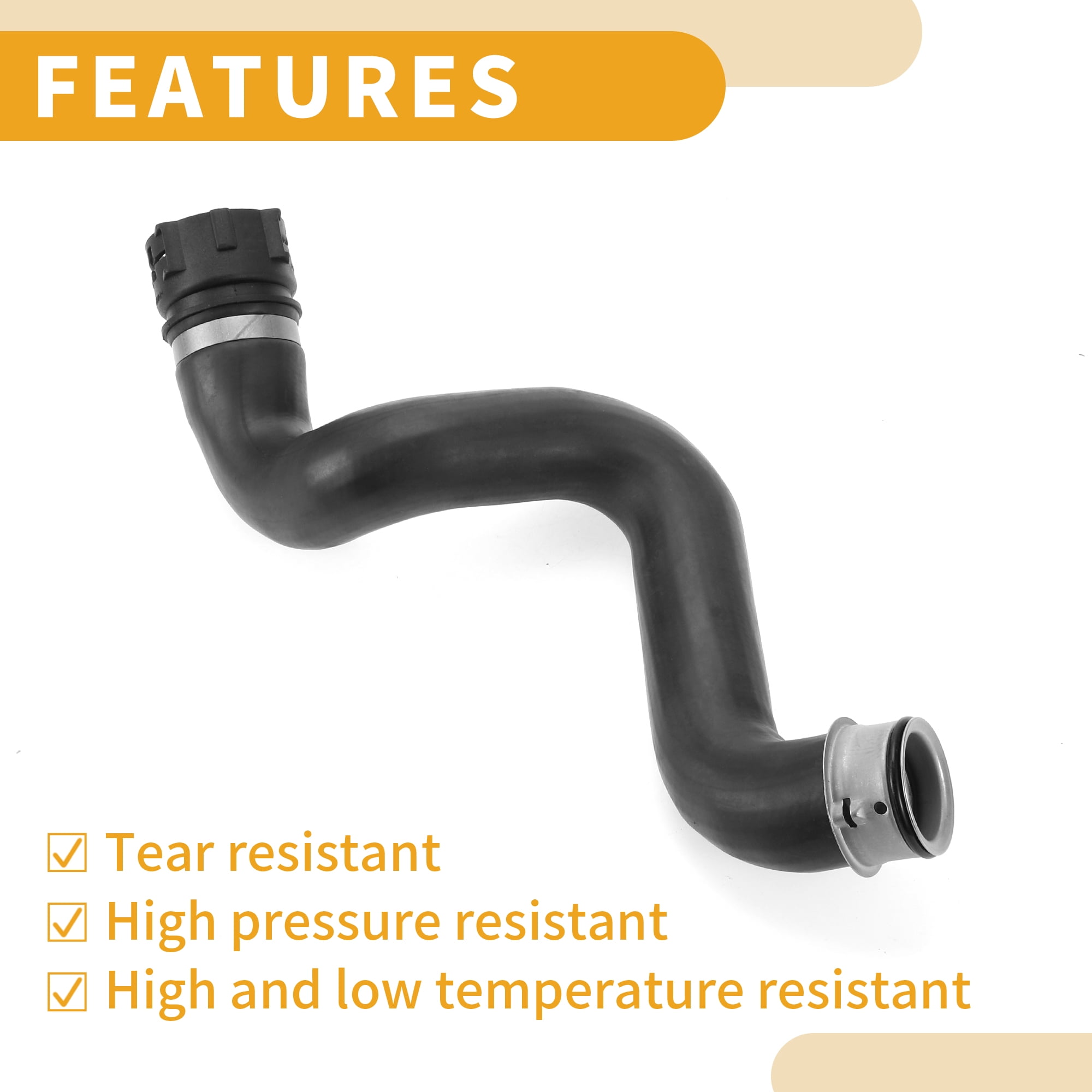 Unique Bargains Radiator Hose Right Coolant Pipe For Mercedes-Benz GL350 2013-2016