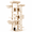 Beige, variant on Light Gray Multi-level Cat Tree Tower with 3 Condos and Posts