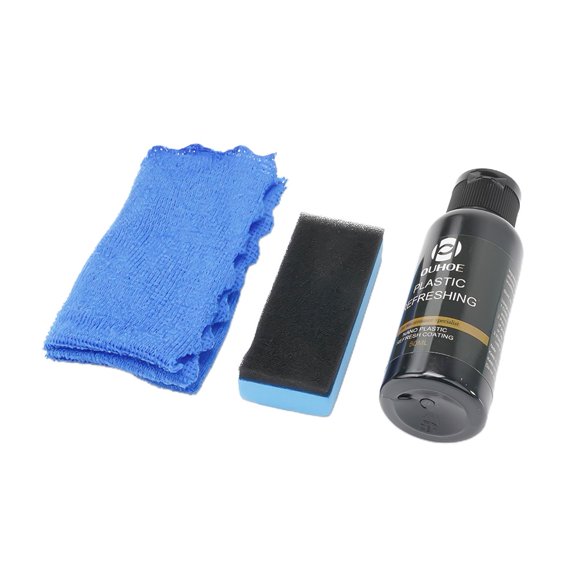 MYG 1set Plastics Restorer For Cars Protectant Cleaning For Cars Truck Motorcycle Exterior Polishing & Scratch Remover