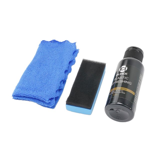 MYG 1set Plastics Restorer For Cars Protectant Cleaning For Cars Truck Motorcycle Exterior Polishing & Scratch Remover