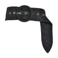 thumbnail image 1 of Cinturón de mujer para abrigo, accesorio decorativo, cinturón de moda para chaqueta de viaje. negro, 1 of 8