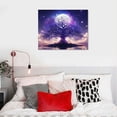 thumbnail image 5 of Orinice  Fantasy tree of life Poster for Bedroom Space Mountain Landscape Wall Poster Aesthetic Black Fantasy Tree Art Decor Posters Wall Hanging for Living Room Dorm 16x12in, 5 of 6