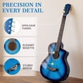 thumbnail image 3 of Ktaxon 38 Inch Cutaway Acoustic Guitar, Basswood Beginner Folk Guitar Starter Kit with Gig Bag, Tuner, Capo, Strap, Extra Strings & Picks for Adults Teens Students, 3 of 11
