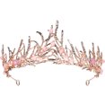 thumbnail image 1 of Girls Crystal Tiara Crown Women Headband Wedding Prom Birthday Party Crown, 1 of 5