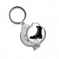thumbnail image 1 of Men's Black High Boots Outline Pattern Finger Nail Clippers Scissor Stainless Steel Cutter, 1 of 3