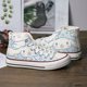 thumbnail image 1 of 2024 nuevos zapatos de lona de oso de fresa de punto de primavera y verano para niñas estudiantes lindos zapatos deportivos de oso tendencia de otoño, 1 of 2