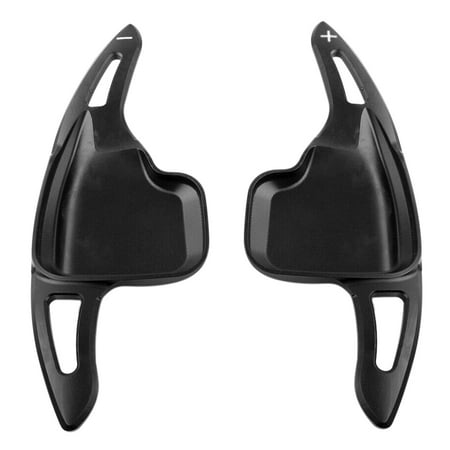 1 Pair Gear Shift Steering Wheel Black Paddle for-BMW 2 3 4 5 Series