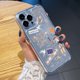 thumbnail image 3 of Para Samsung Galaxy A33 A53 A73 5G A32 A52 A72 A31 A51 A71 A23 Moda BTS BT21 Transparente TPU Gel Funda Cojín De Aire Borde Cuadrado Anti-Caída Cubierta, 3 of 4