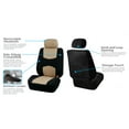 thumbnail image 5 of FH Group Universal Fit Beige Cloth Car Seat Cover For Truck SUV Van - 2 Front Seats, 5 of 5