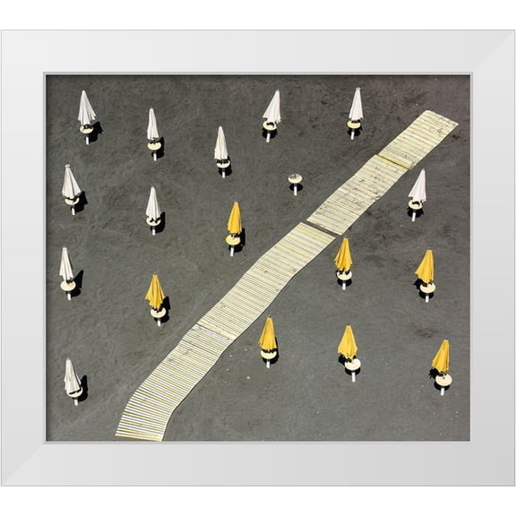 Pearson, Wayne 13x12 White Modern Wood Framed Museum Art Print Titled - One Tent AWOL