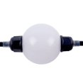 thumbnail image 1 of Vickerman 300mm RGB Opaque Sphere 21 LEDs 2.5 Watts 36 Bit single sided. Specifications - 12V DC PE plastic outdoor rated., 1 of 1