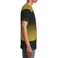 thumbnail image 6 of Wukai Gold Glitter Gradient Youth Unisex Short Sleeve T-Shirt for Boys, Girls, Teens, and Kids-X-Small, 6 of 7