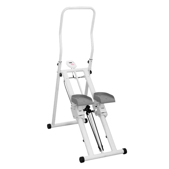 TOPTENG Stair Stepper for Home Gym Folding Vertical Climber Cardio Exercise Machine for Full Body Workout Machine, Adjustable Handlebar & Pedals, 300LBS Load