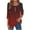 Wine, variant on Back to School Fashion Fall Saving Women's Fall Tops Womens Shirts Casual Plus Size Petite Tops for Women 3/4 Sleeve Womens Blouses Casual Get it Fast