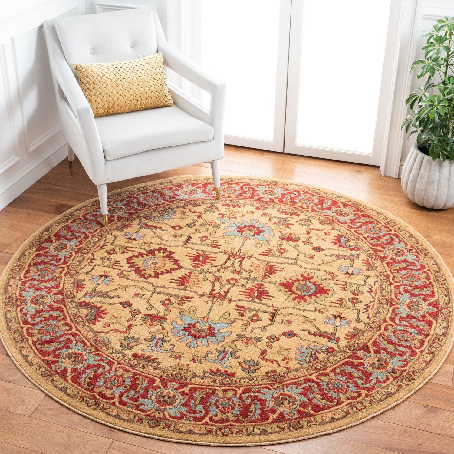 Safavieh Mahal Bentley Floral Bordered Area Rug