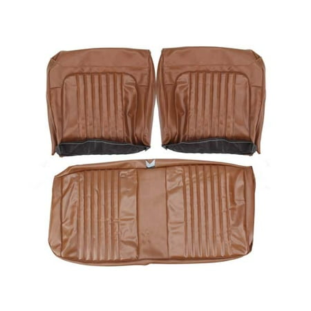 Front Bench Seat Upholstery - PUI 71AS47B Split Front Bench Seat Upholstery, 72 Chevelle