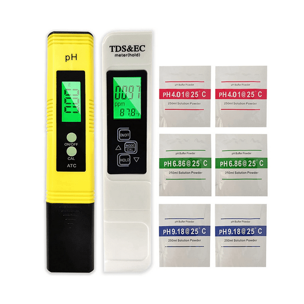 Winyuyby 4 in 1 TDS PH Meter, EC Temperature Meter, for Tap Drinking
