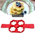thumbnail image 3 of Dsscvnef Ring Nonstick Silicone Round Rings Pancake Molds Reusable Silicone Non Stick Pancake Maker Ring Maker, 3 of 6