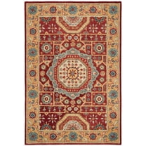 SAFAVIEH Antiquity Kynaston Traditional Wool Area Rug, Red/Orange, 2' x 3'