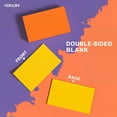thumbnail image 3 of 300 colored index cards 3x5 inch - colored blank flash cards for learning, colored note cards 3x5 index cards blank colorful note cards 3x5 colored flash cards, 6 colors of sticky notes, 3 of 4