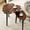 Monstera, variant on Bamboo Nesting Triangle End Table,Set of 2 Side Table Modern Minimalist Coffee Table for Living Room, Balcony in White