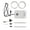 1 set suction cup, variant on Vacuum Suction Pen 4x6mm Air Tupe For IC CPU Chip Absorption With USB Power And Adjustable Suction Strength