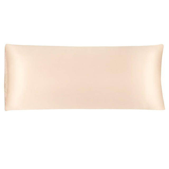 Unique Bargains Taie d'Oreiller en Satin de Luxe Rafraîchissante Anti-Rides Longue Taie d'Oreiller Soyeuse